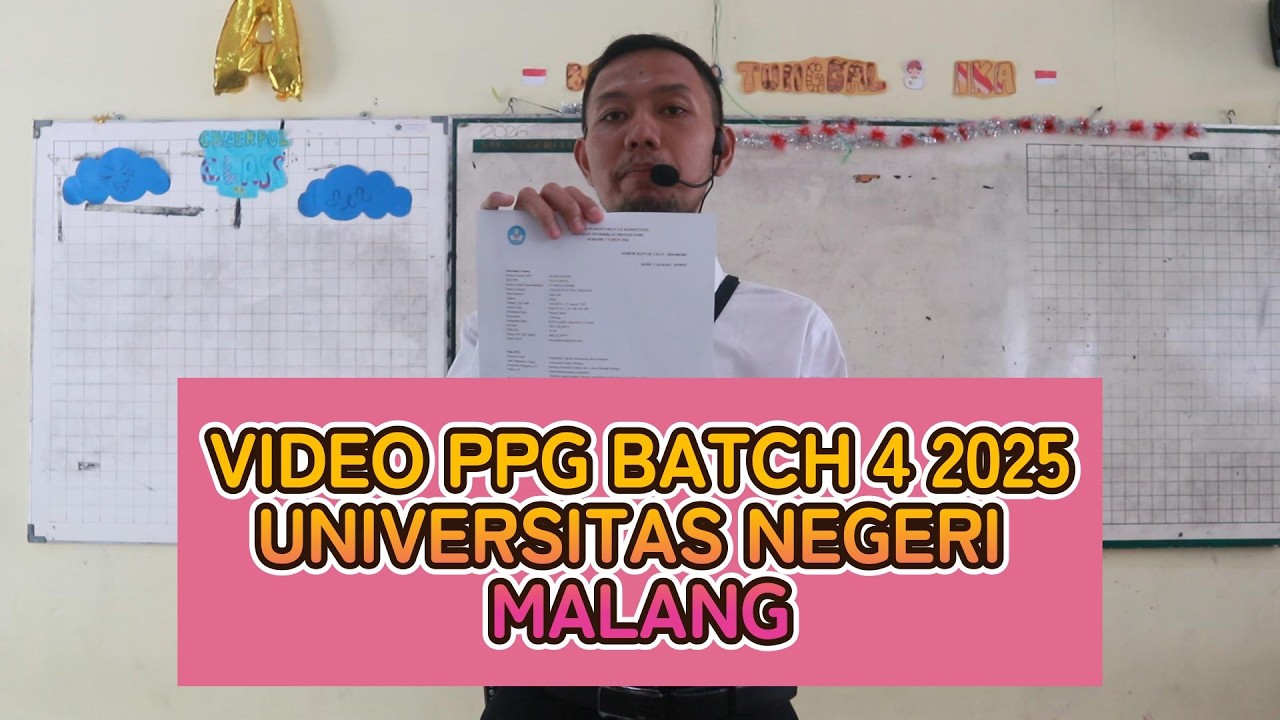 PPG Daljab Batch 4 2025 - Universitas Negeri Malang