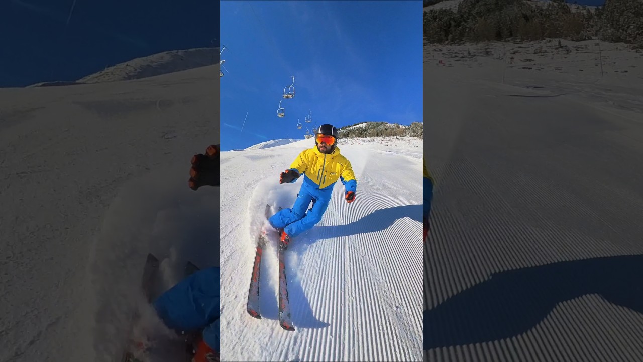 CRISPY SHORT TURNS 🤩🤩🤩 #skills #wedel #wedeln #shortturns #skicarving #skifahren #skiing #skien #ski