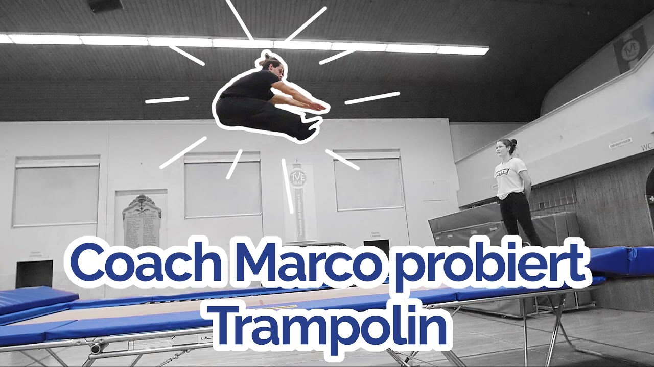 Trampoline tricks lernen // Coach Marco