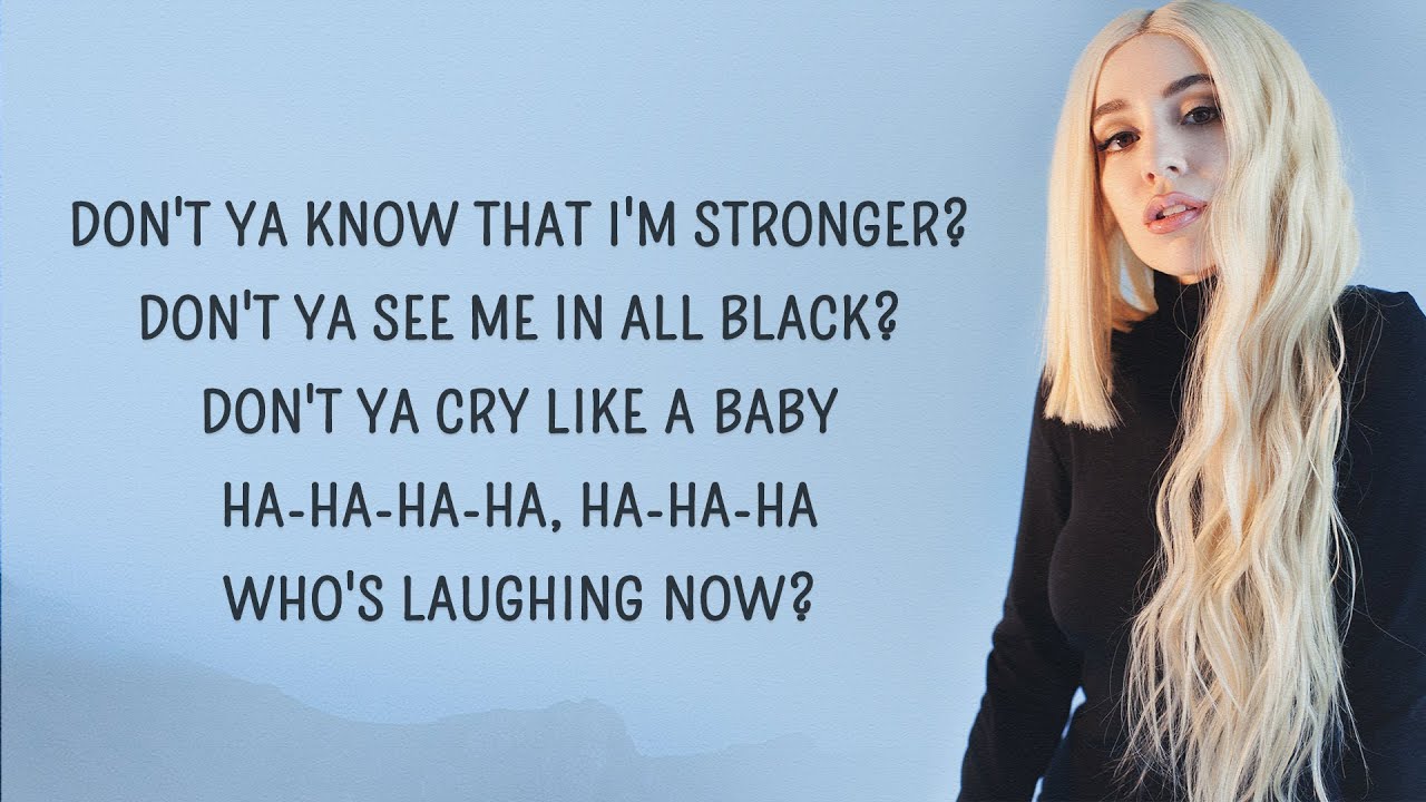 Ava Max - Who's Laughing Now (Lyrics)