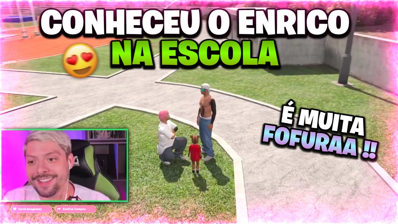 PUDIM CONHECEU O ENRICO NA ESCOLA E PEDIU O NÚMERO DELE !?