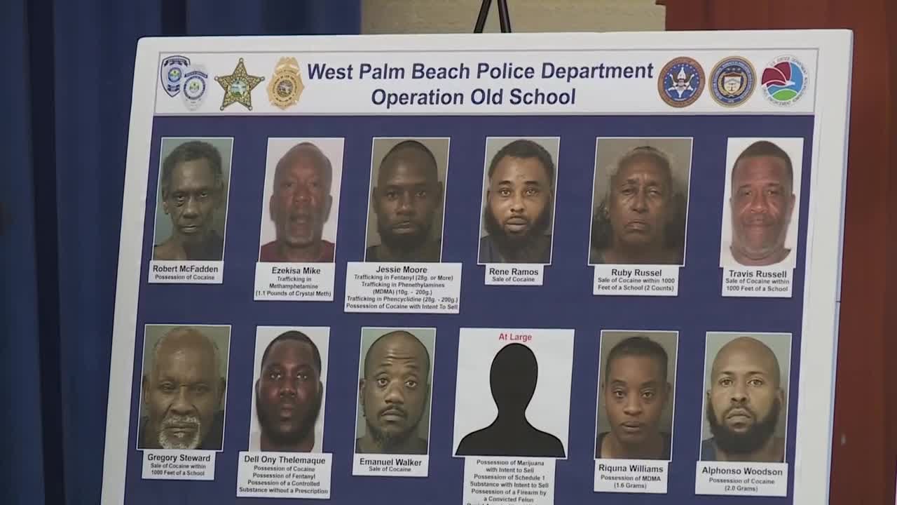 8 'organizational leaders' arrested in West Palm Beach drug trafficking case