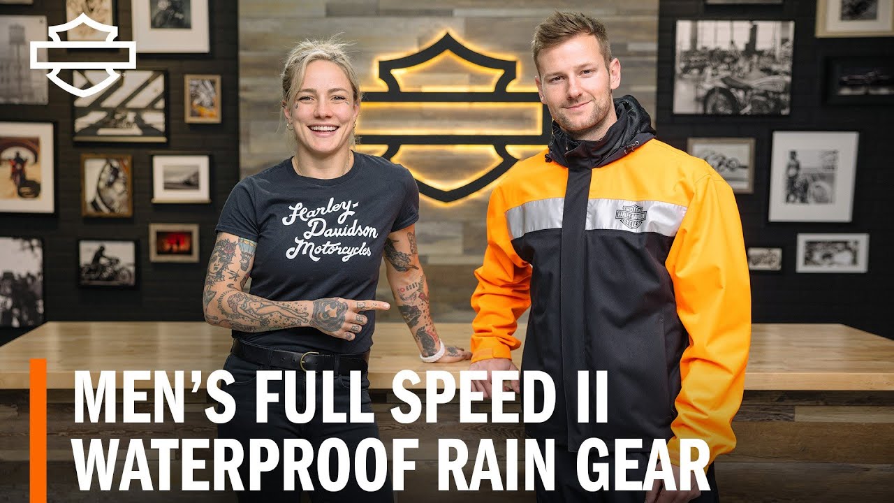 Harley-Davidson Men's Full Speed II Waterproof Rain Gear Overview