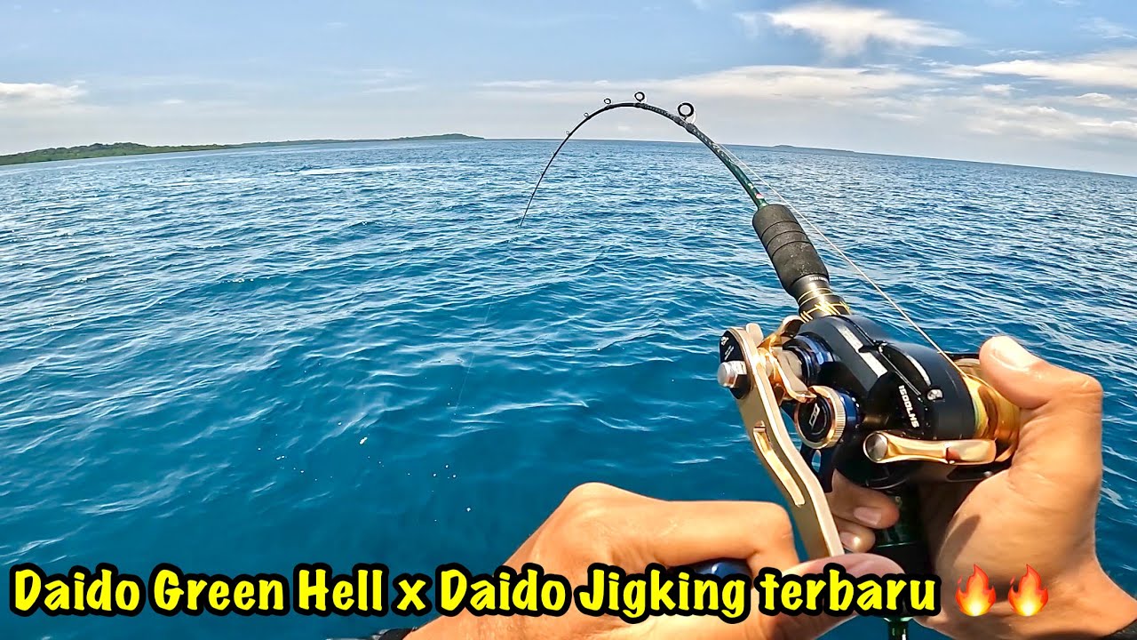 USAHAN TIDAK MENGHIANATI HASIL ..!! TES ROD DAIDO GREEN HELL DAN REEL OH DAIDO JIGKING DCT