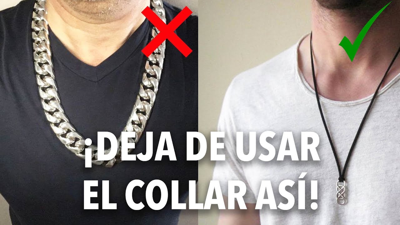 Cómo y cuándo usar COLLAR: guía para hombre