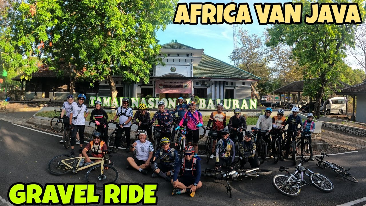 AFRICA VAN JAVA gravel ride explore baluran