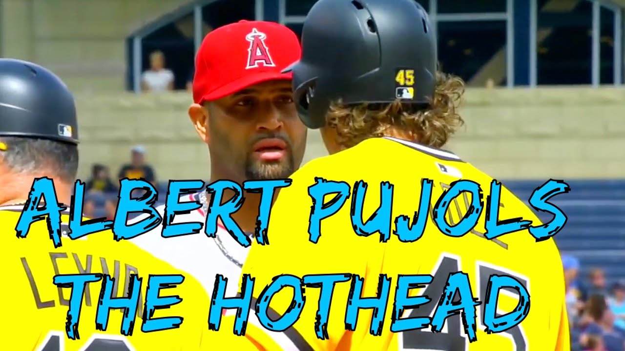 Albert Pujols getting Pissed Off