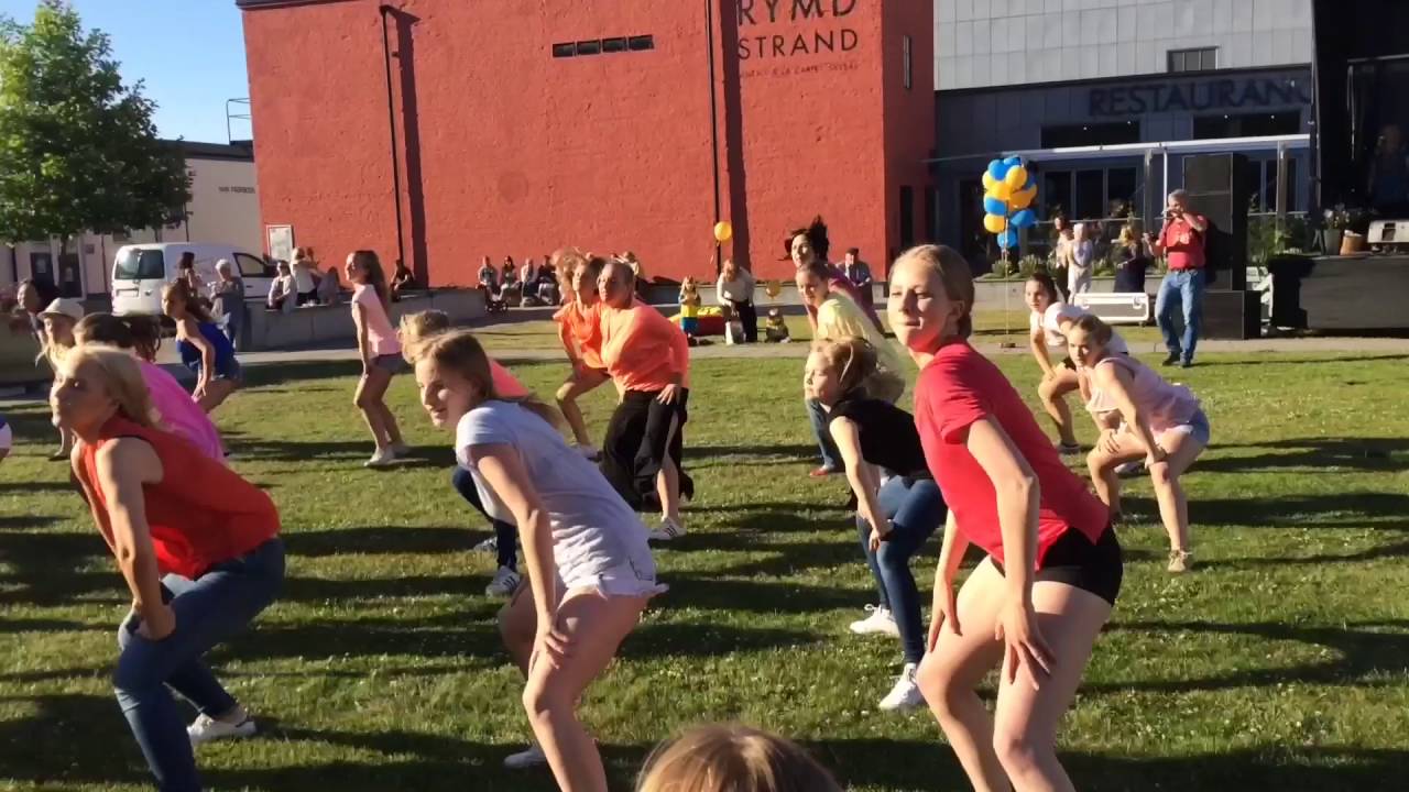 Flashmob Helens Dansskola, Rörstrand Lidköping 13/6-16