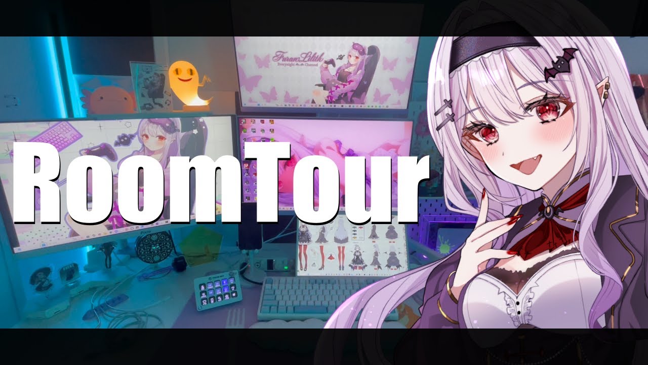 𝐑𝐨𝐨𝐦 𝐓𝐨𝐮𝐫 ┃Vtuberのデスク＆防音室紹介 - 配信環境 / デバイス / vlog