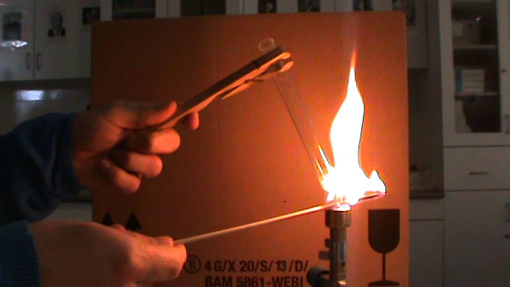Decomposition of potassium chlorate - KClO3