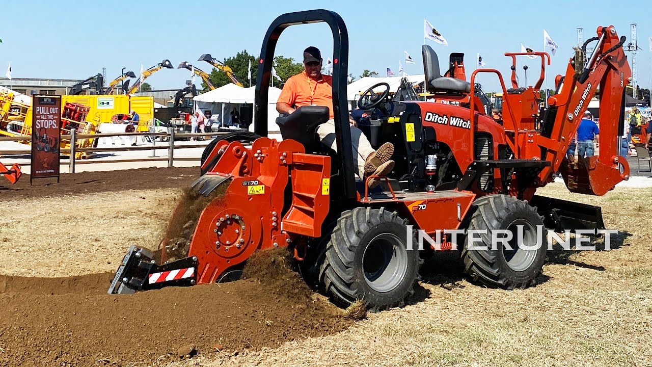 Ditch Witch RT70 Trencher Demonstration