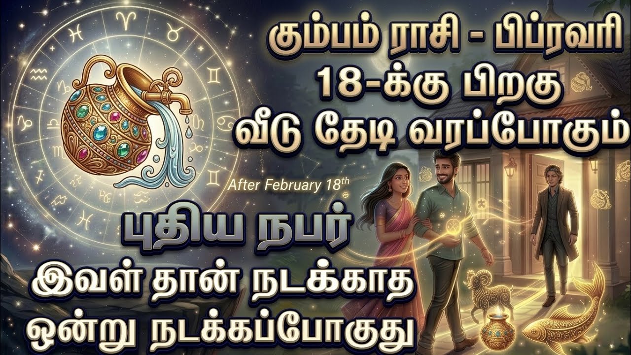 கும்பம் - மார்ச் 18-க்கு பிறகு வீட்டு வாசலை மிதிக்கப்போகும் அந்த நபர் யார்? நடக்காத 1 நடக்கப்போகுது!
