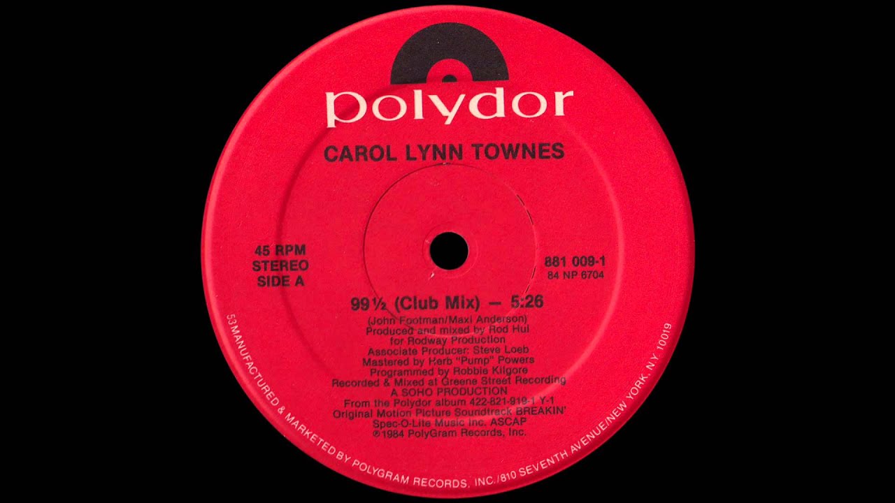 Carol Lynn Townes - 99 1/2 (Club Mix) [1984]