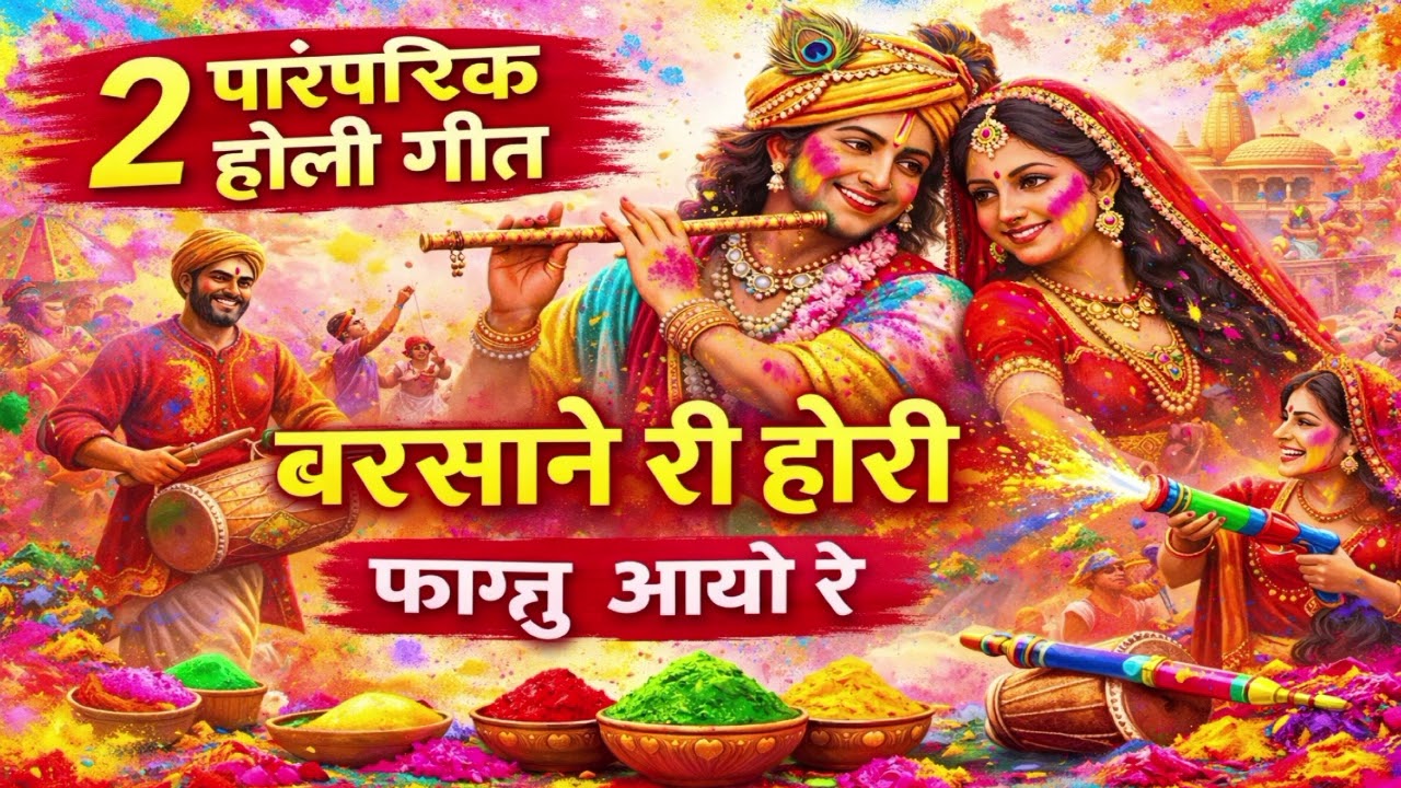 “बरसाने री होरी — पारंपरिक होली भजन | Holi Bhajan 2026 | Radhika Krishna Holi Song” #navinsuthar 