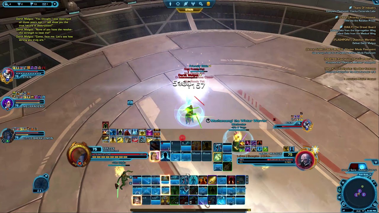 Darth Malgus Objective Meridian Master mode