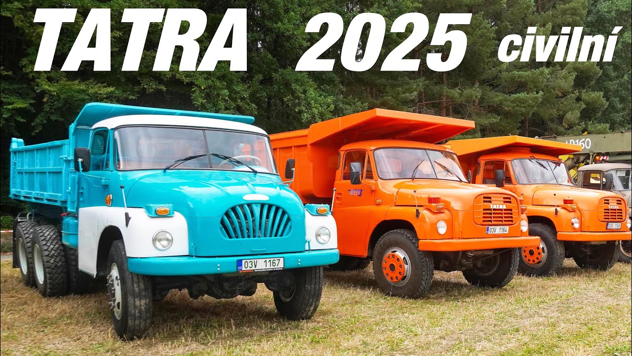 Грузовик TATRA на ралли 2025 года | Видео 1: Гражданская версия 🚛🚚