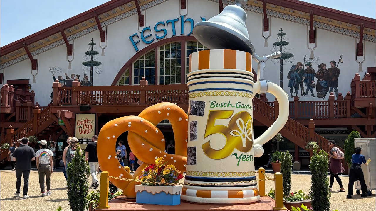 Busch Gardens Williamsburg 50th Anniversary Celebration with Food and Wine Festival