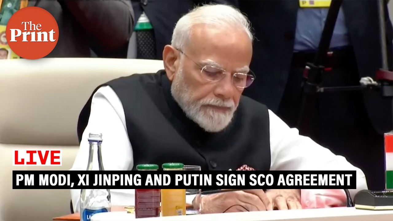 LIVE : PM Modi, Putin, Xi Jinping agreement signing at SCO Summit