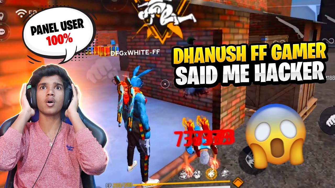 @DhanushFFGamer THOUGHT I WAS USING HACK 🤯🤬OP REACTIONS TO MY GAMEPLAY