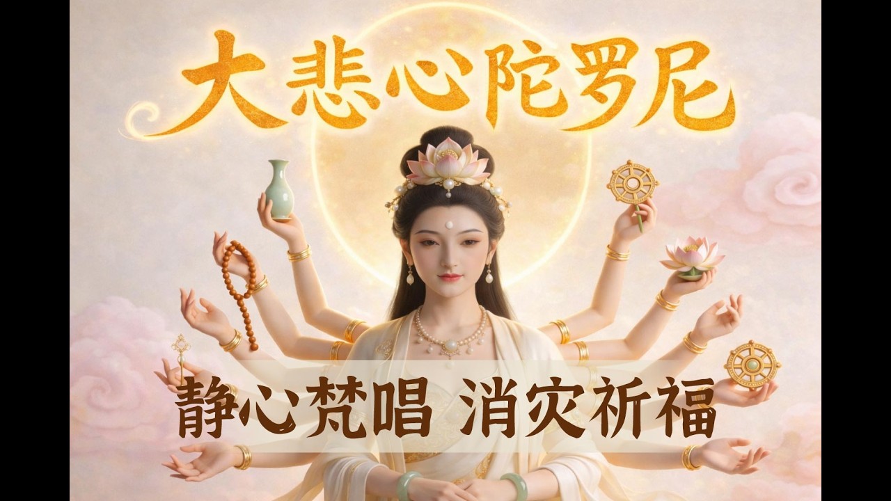 梵唱大悲咒（Maha Karuna Dharani/Nīlakaṇṭha Dhāraṇī）-  佛曲念佛助眠静心音乐｜佛教音乐
