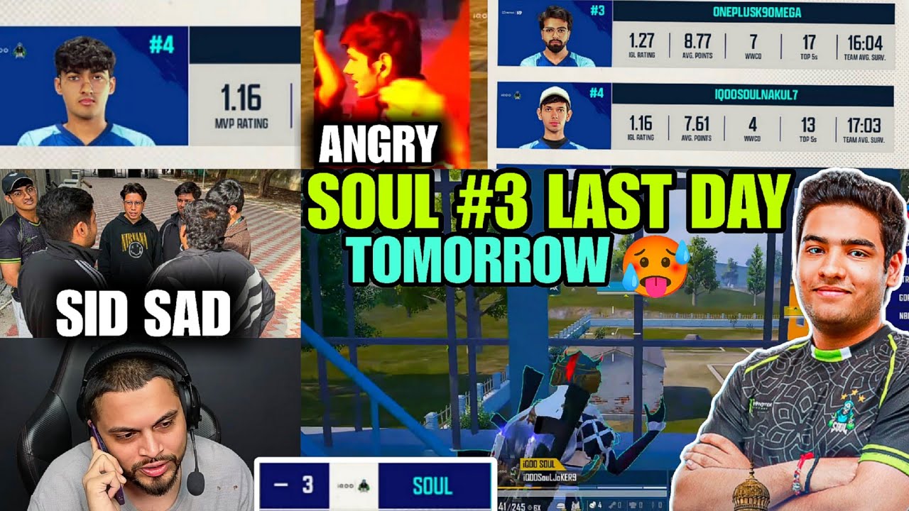 SouL BMSD Finals Day2 Highlights 🥵 Nakul Angry 😡 iQOOSouL vs Godlike 🔥 Goblin Joker On Fire