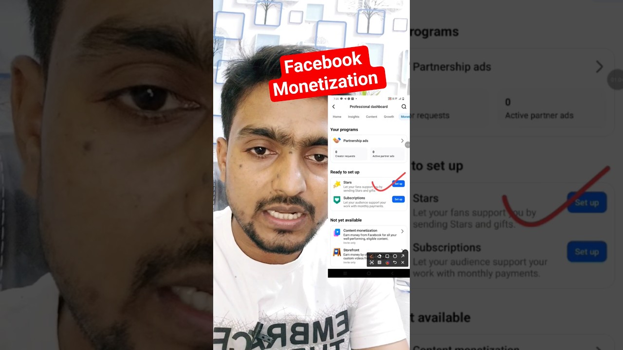 Facebook Monetization | facebook star setup kaise karte hain | FB Stars setup #star #stars #short