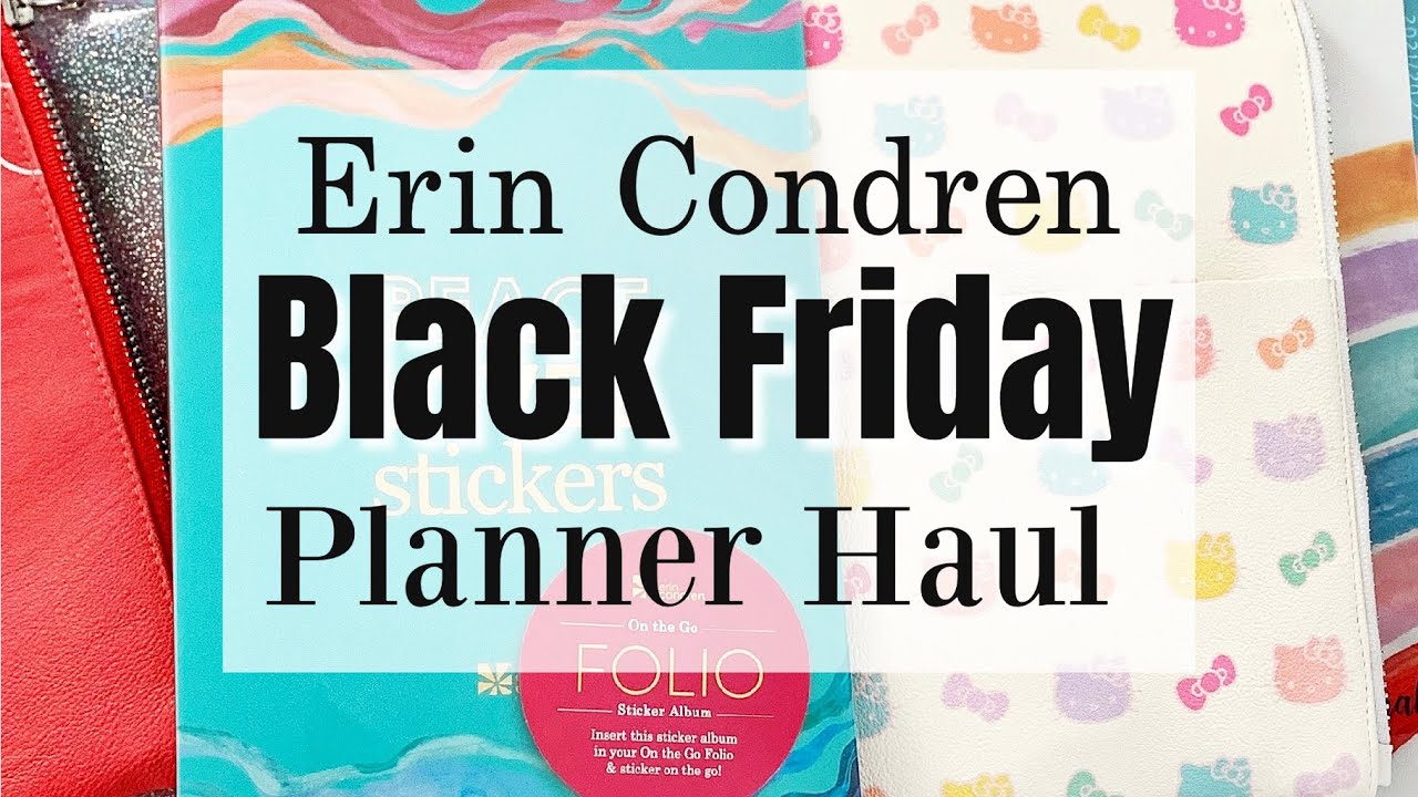 ЧЁРНАЯ ПЯТНИЦА | РАСПРОДАЖА ERIN CONDREN | БОЛЬШОЙ ВЫБОР ПЛАНИРОВЩИКОВ