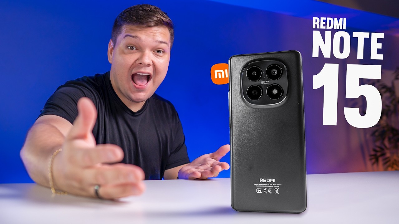 NOVO REDMI NOTE 15 5G! Unboxing e Impressões