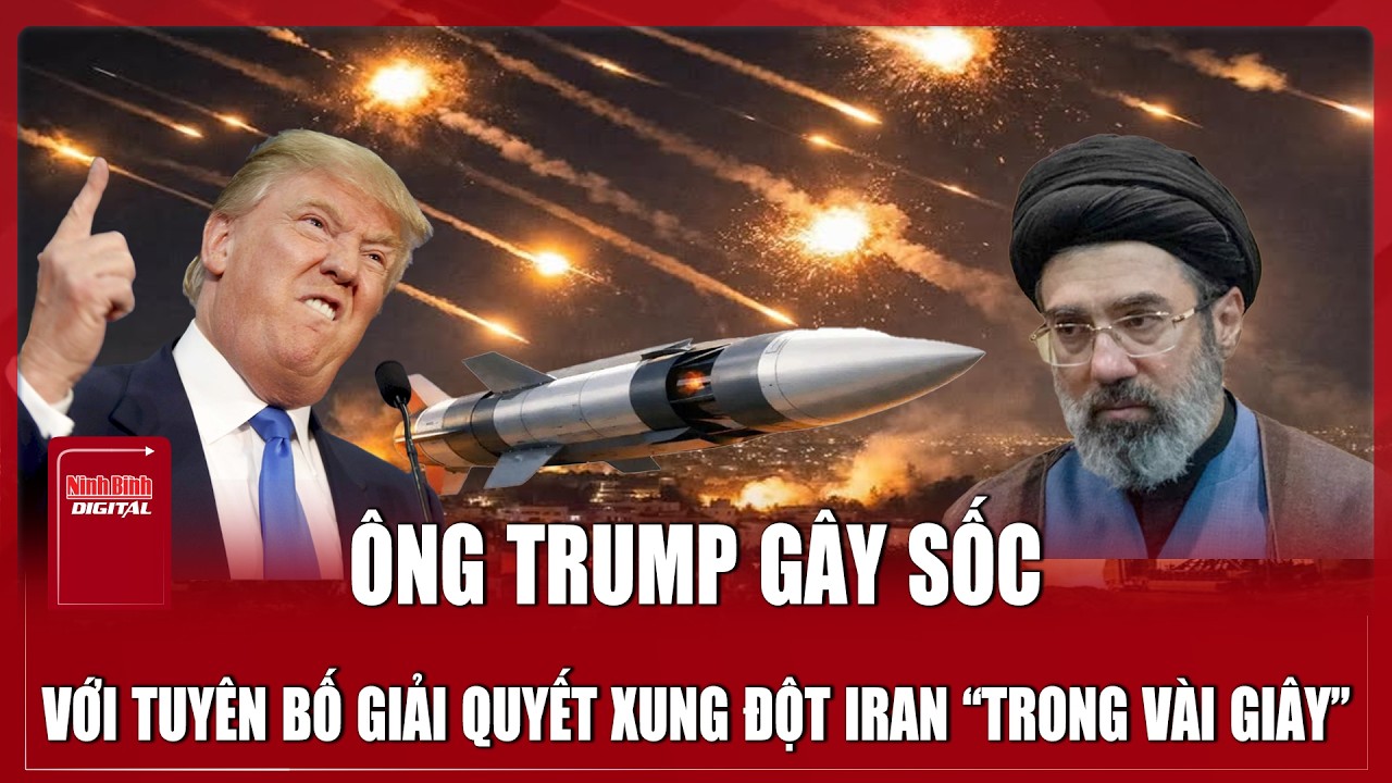 Ông Trump khoe sở hữu vũ khí “không thể tưởng tượng nổi”, giải quyết xung đột Iran “trong vài giây”
