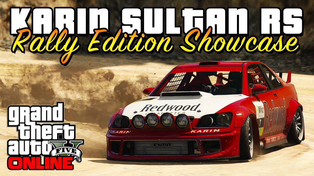 GTA 5 Online - SULTAN RS SHOWCASE - RALLY EDITION | PS4 Rockstar Editor |