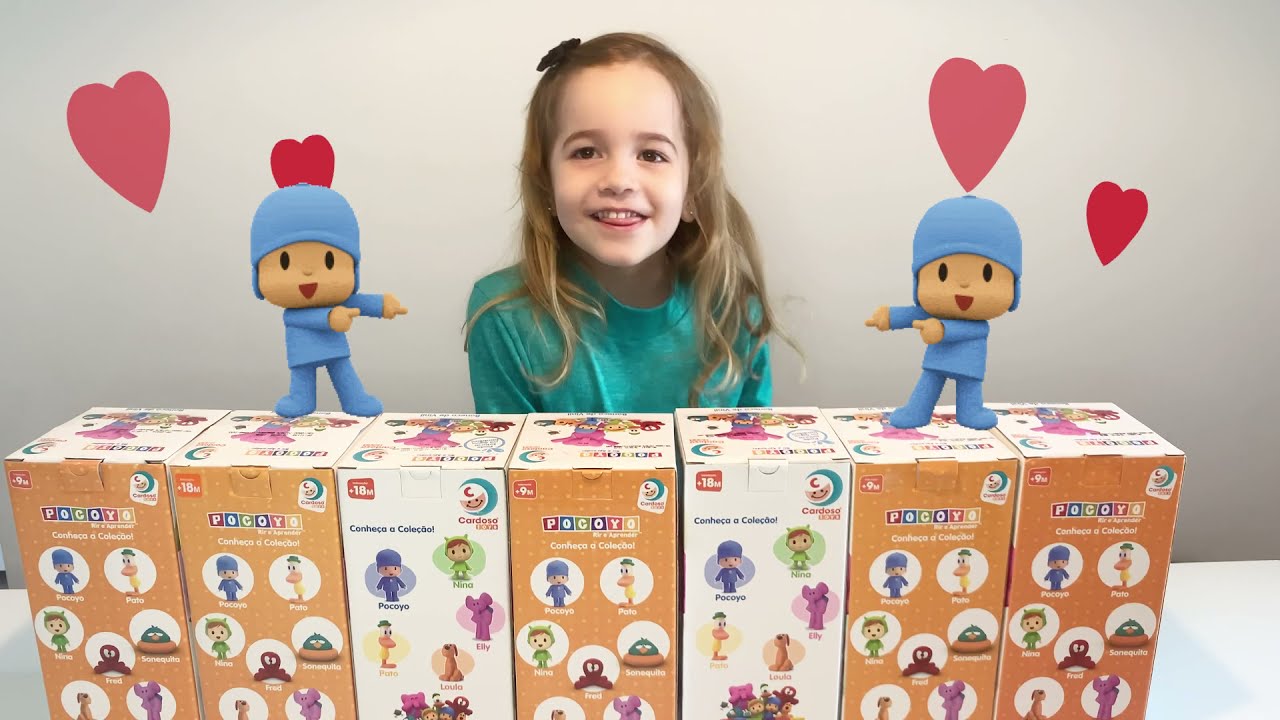 Pocoyo e sua turma , todos os bonecos do brasil e uma linda novidade um Pocoyo Grande