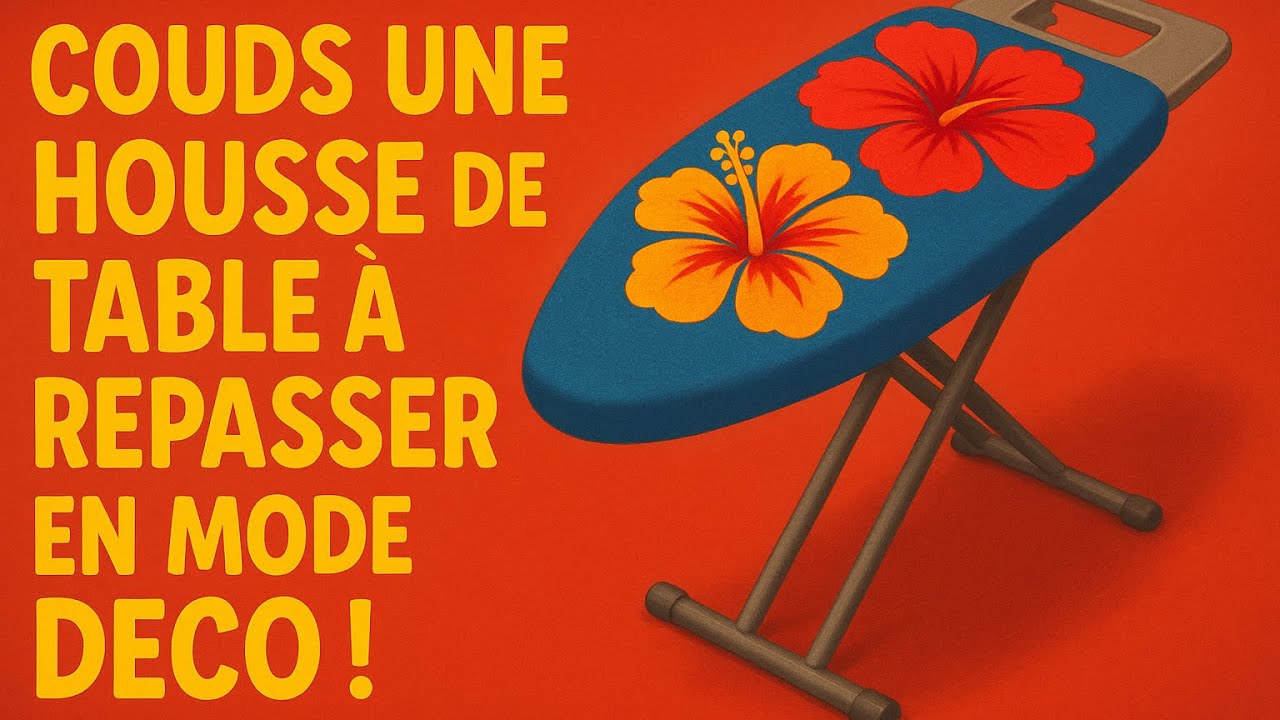 Coudre une Housse de Table à Repasser ✨