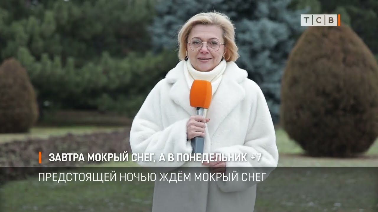 Завтра мокрый снег, а в понедельник +7