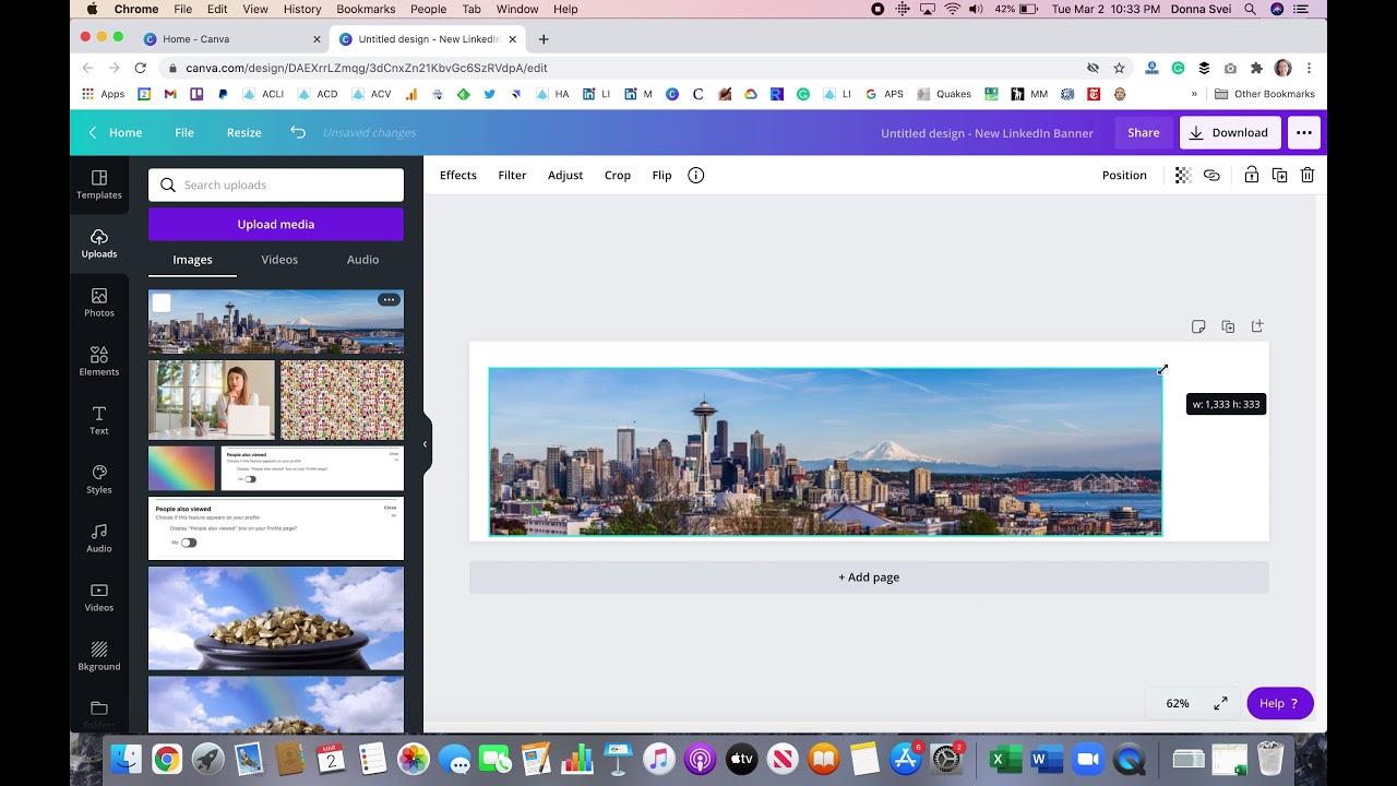 How to Use Canva to Make a Perfectly Sized LinkedIn Background Image