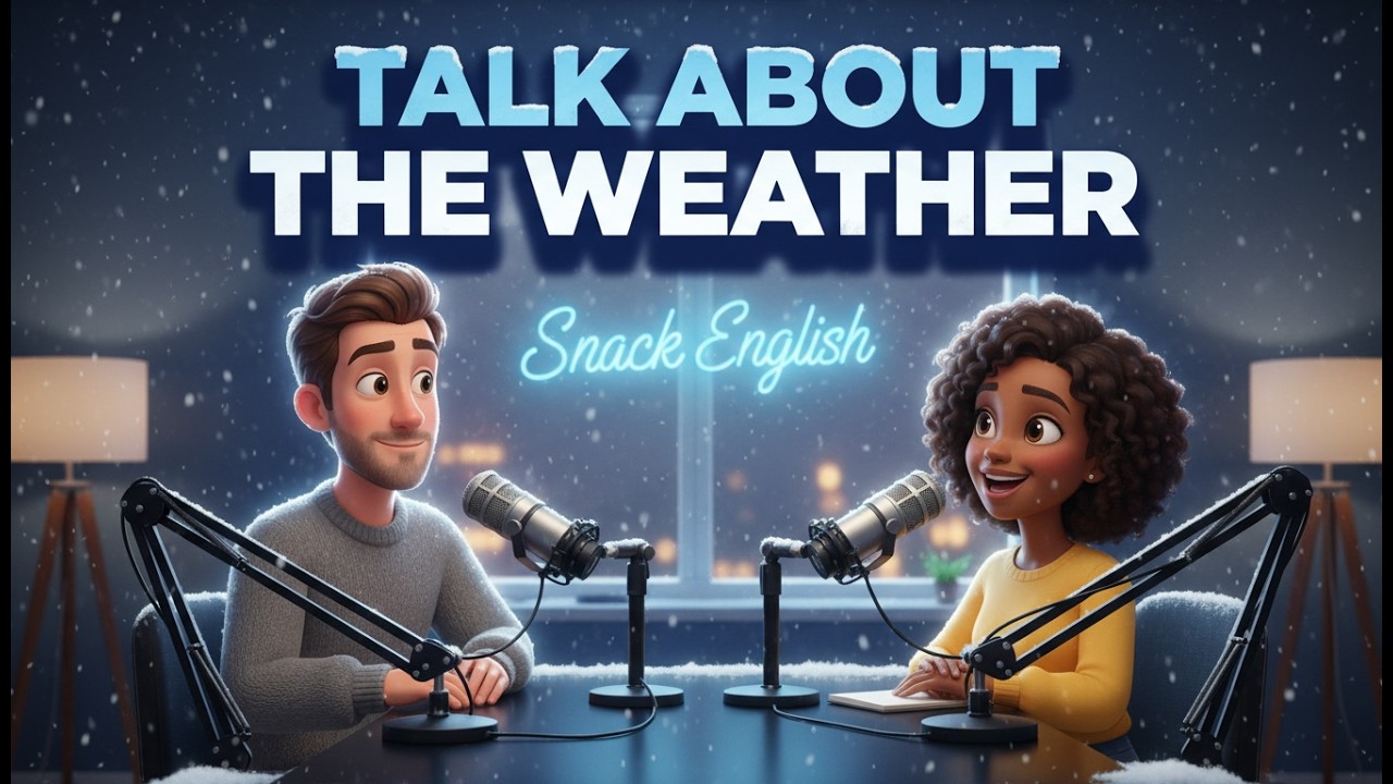English Conversation Practice | Let's talk about the weather | English Podcast for Speaking Practice