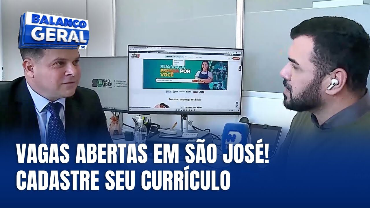 Moradores de São José já podem cadastrar currículos pela internet