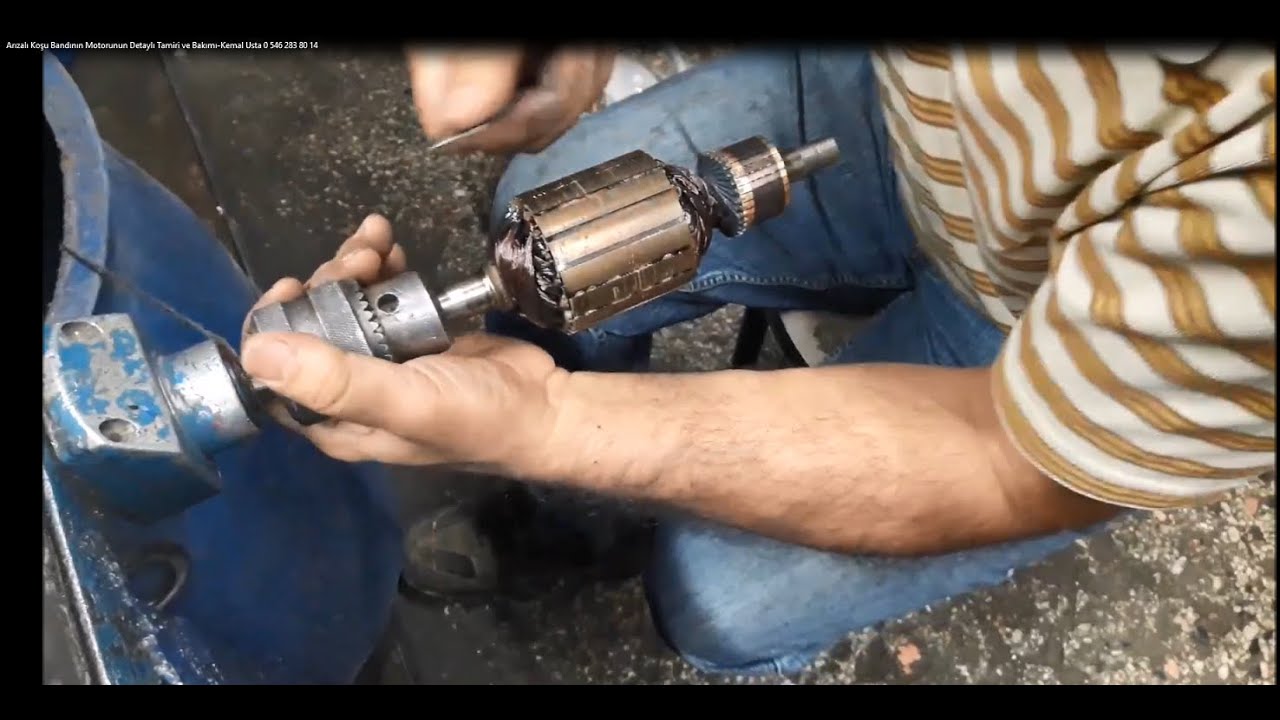 Arızalı Koşu Bandı Motorunun Detaylı Tamiri ve Bakımı Kemal Usta 0 546 283 80 14