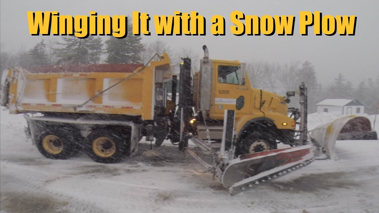 Winging It with a Snow Plow