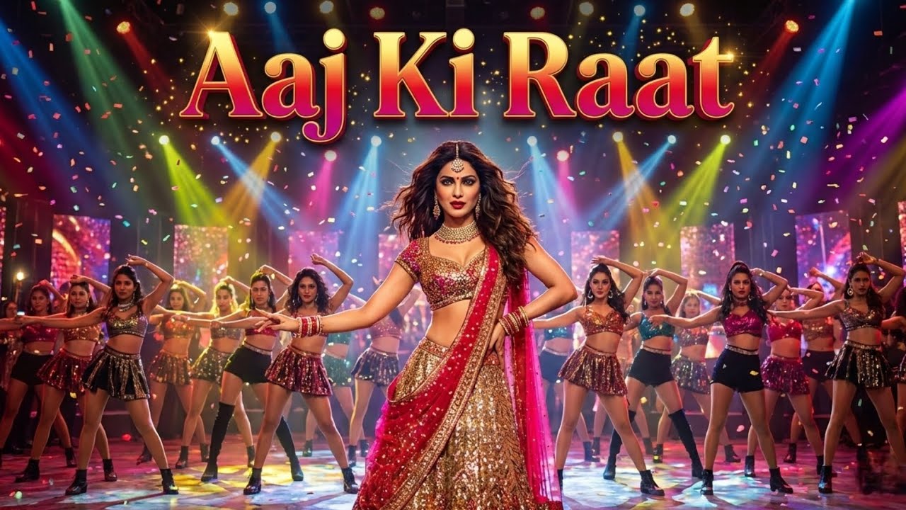 Aaj Ki Raat || Hindi Item Song || Bollywood style || Md Biplob Hossain || AiVideo || Gaaner Dunia 