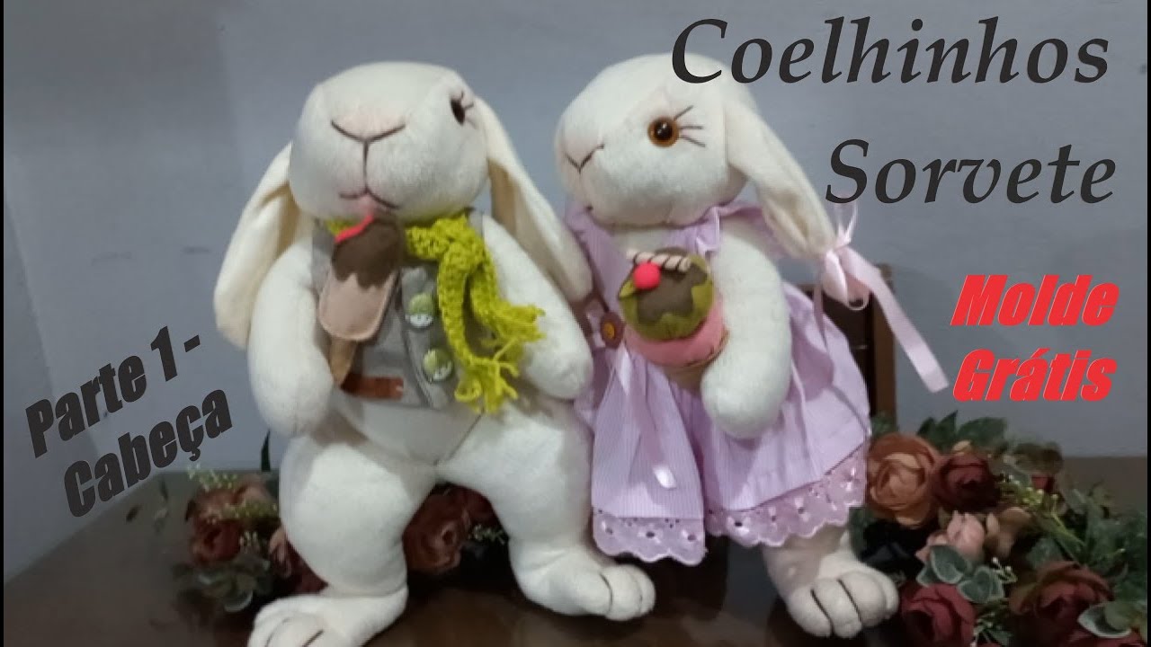 Coelhinhos Sorvete - Parte 1 (cabeça)