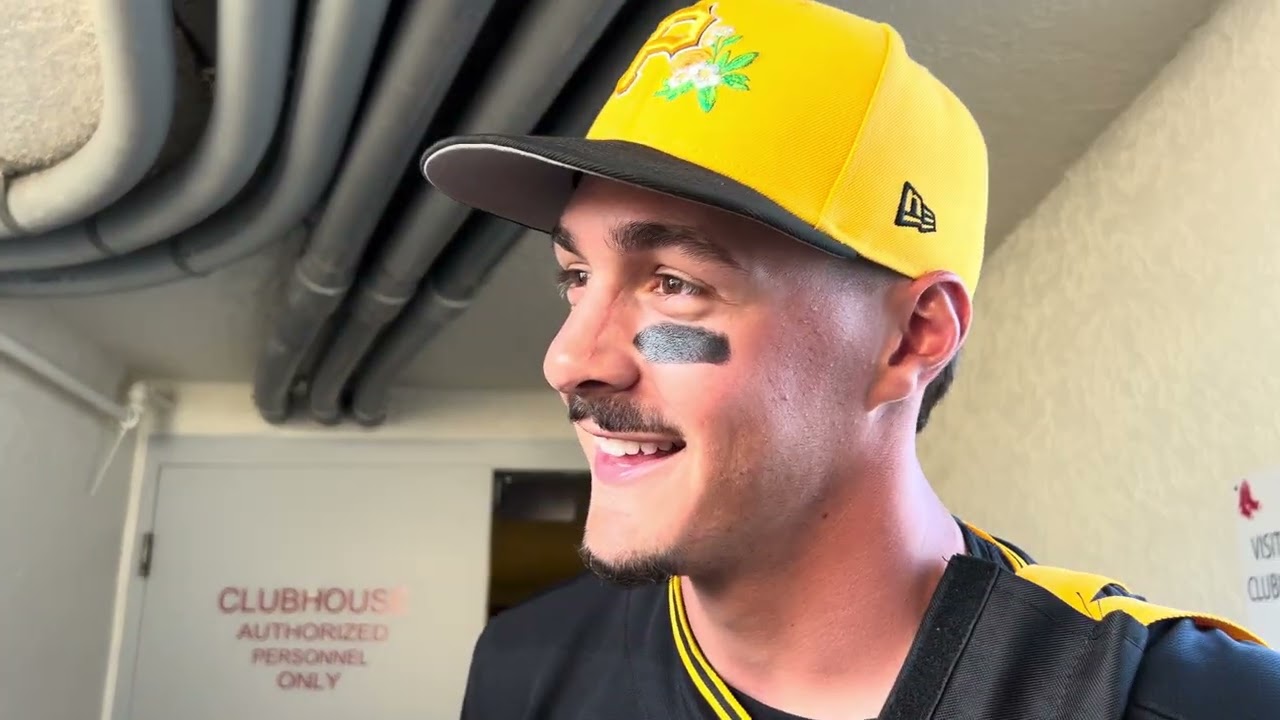 Konnor Griffin, Pirates, after a two-homer game 
