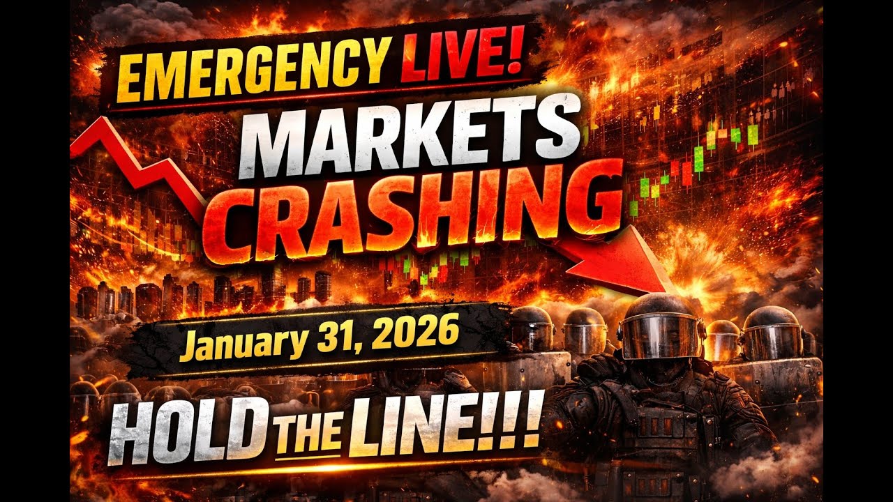 EMERGENCY LIVE: MARKETS CRASHING 📉 January 31, 2026 | HOLD THE LINE!!!
