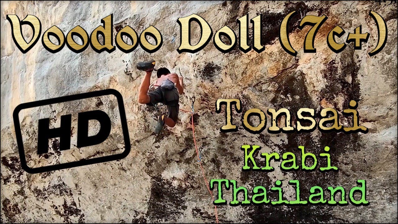 Voodoo Doll (7c+)... Tonsai Beach... Krabi Thailand