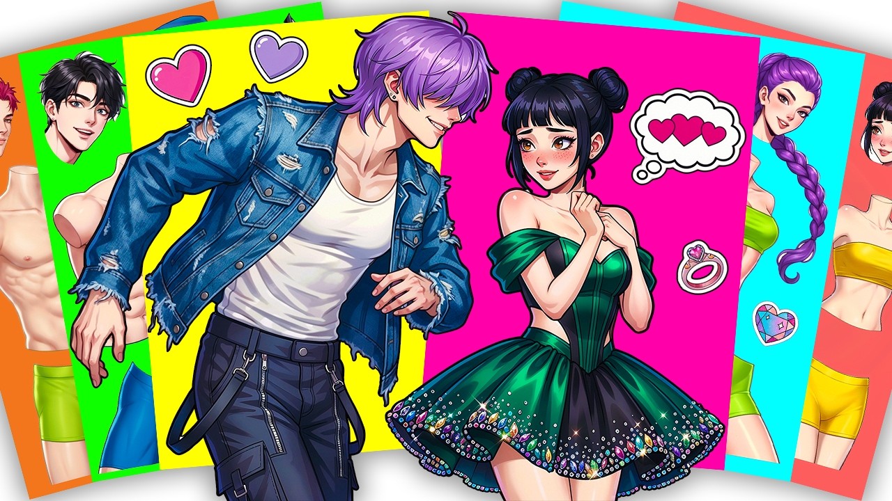 K-pop vibes only! 🎤💜 HUNTRIX RUMI x SAJABOYS JINU - KPOP DEMON HUNTERS | Sticker Book DIY