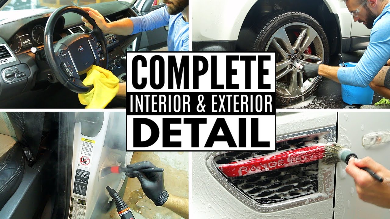 Deep Cleaning A Range Rover Sport! Complete Full Car Interior & Exterior Detailing!