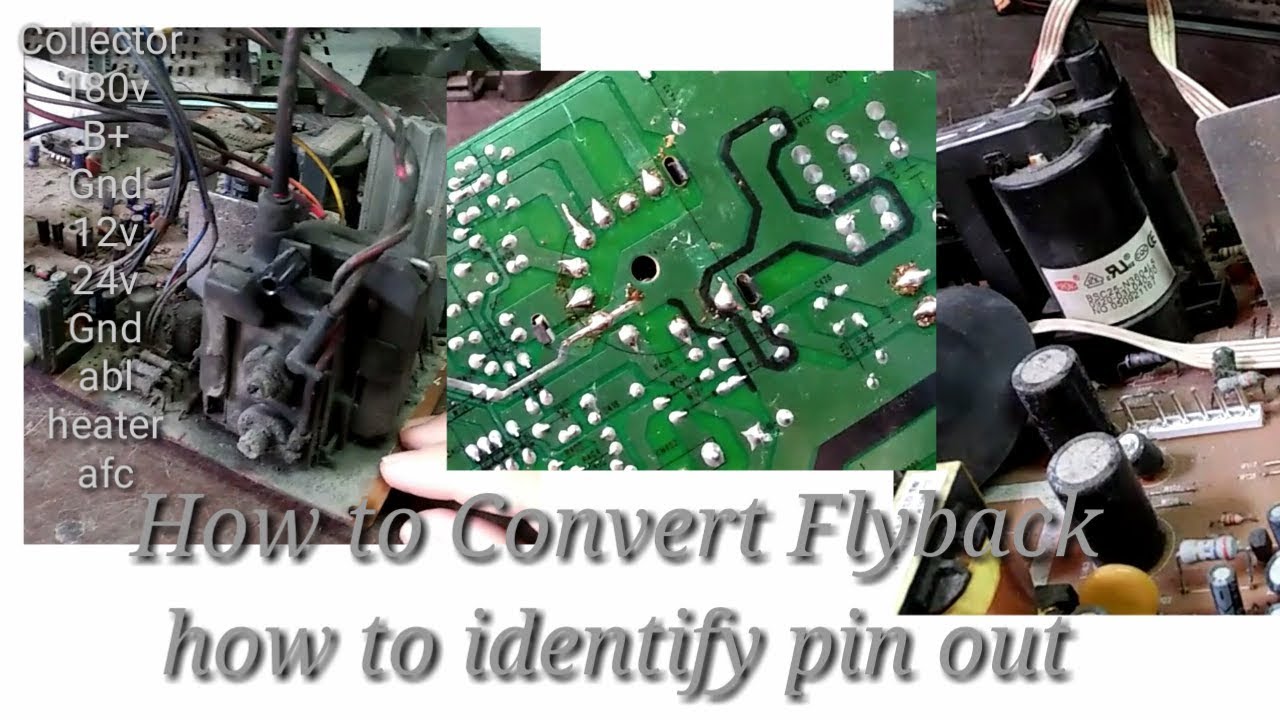 Lg crt tv convert flyback