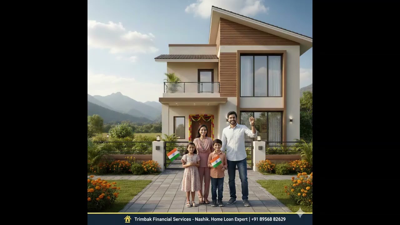 भाडं नाही… आता स्वतःचं घर! 🏡 | Home Loan – Trimbak Financial Services, Nashik
