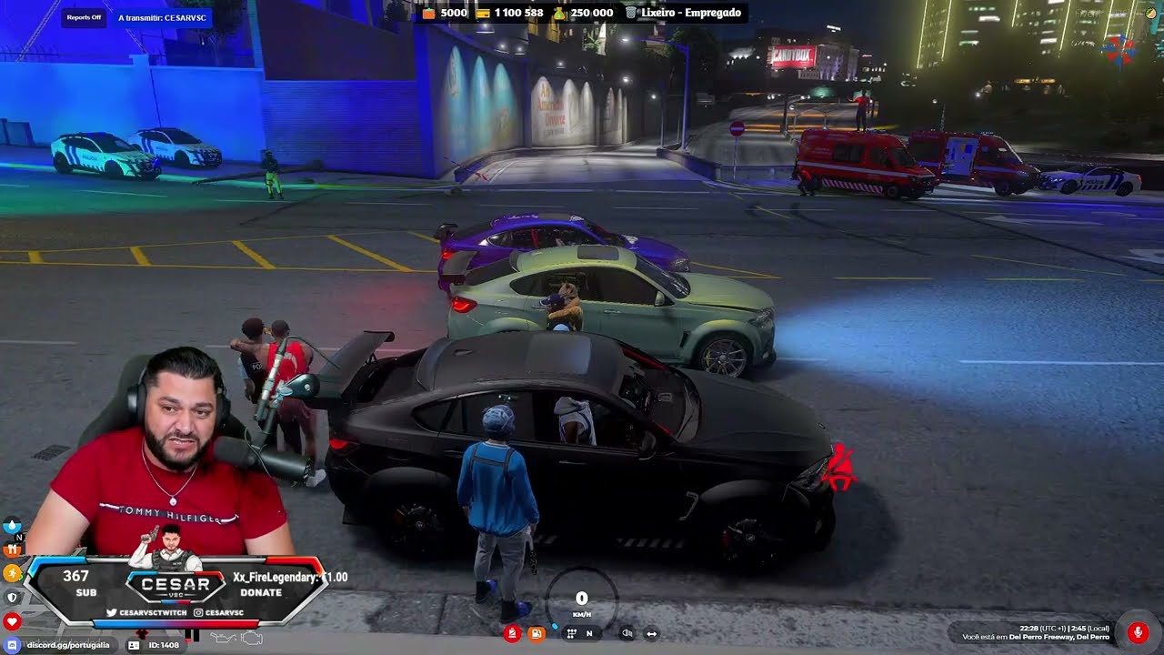 CESARVSC FAZ POLICIAS DE REFEM E PEDE RESGATE PART4