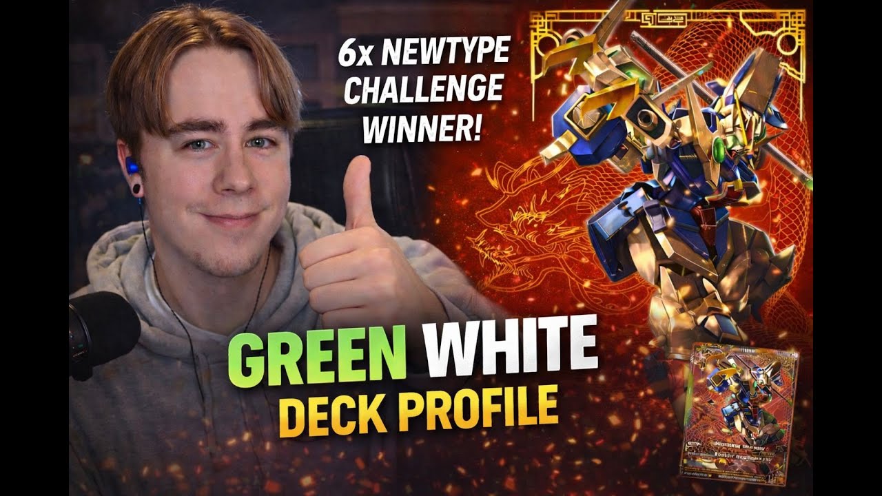 The Green White Deck That Won 6x Newtype Challenges | Gundam Card Game