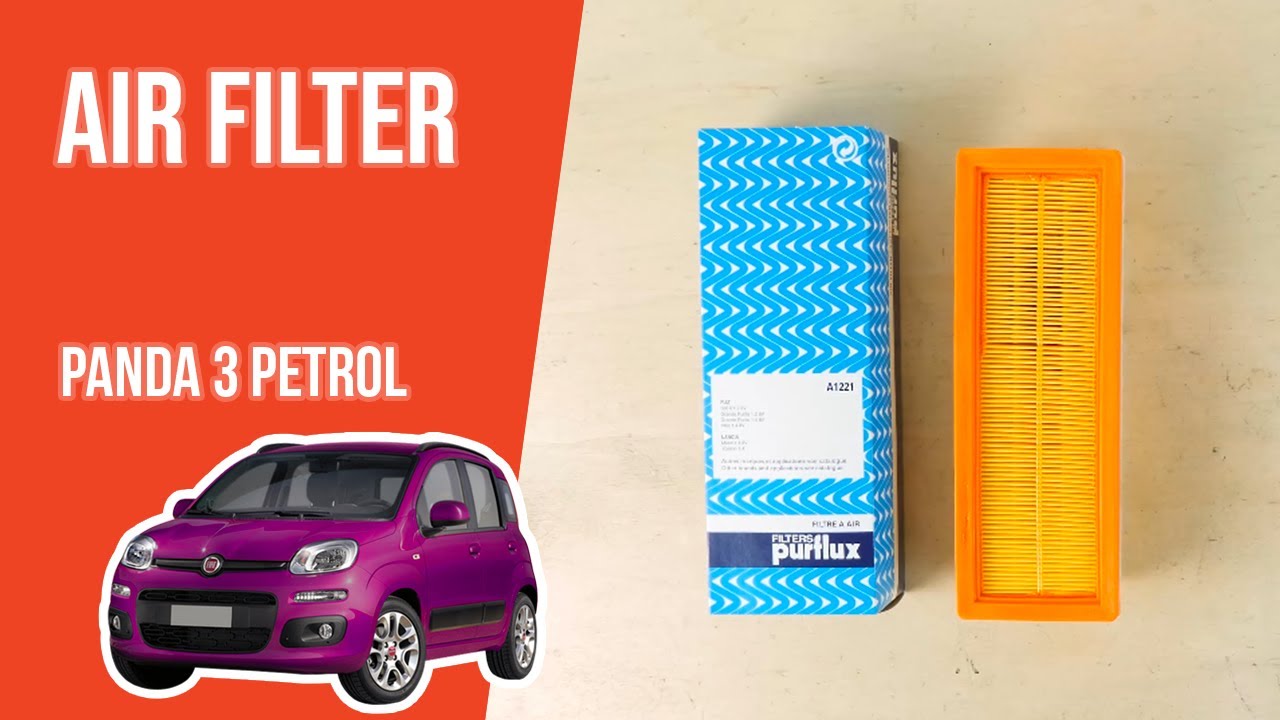 How to replace the air filter Panda mk3 1.2 8V 💨